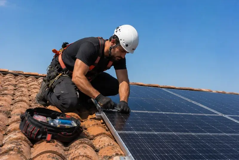 Maintenance et monitoring de panneaux solaires à Bez-et-Esparon